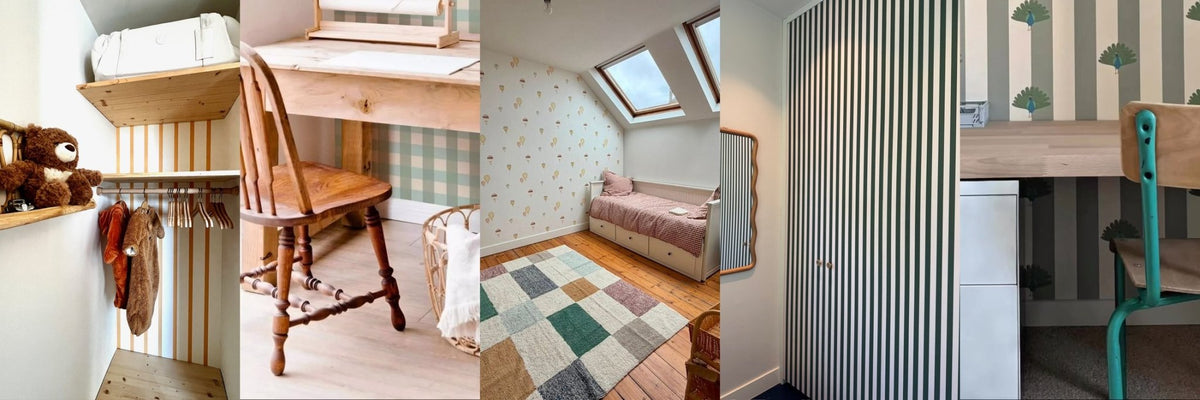 Où mettre du papier peint ? 7 idées au-delà de la chambre d'enfant Image