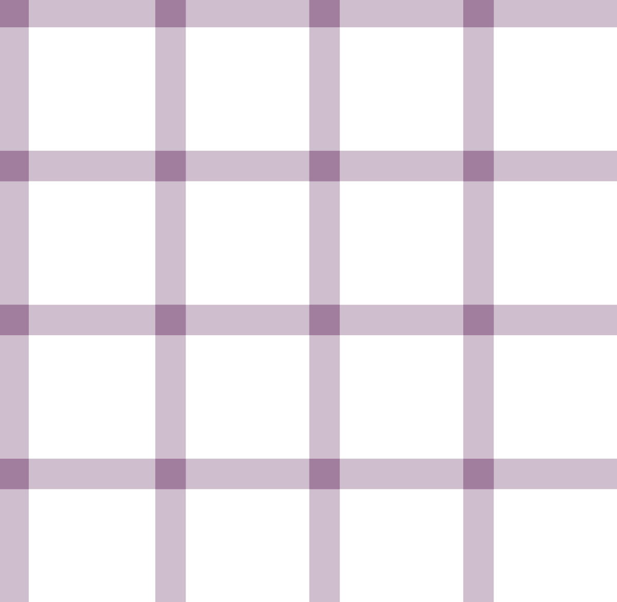 Gros plan motif quadrillage lilas et blanc papier peint chambre enfant Arielle